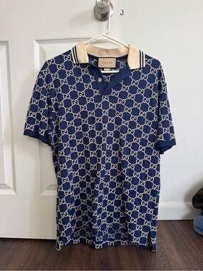 Gucci GG Polo Shirt Authentic